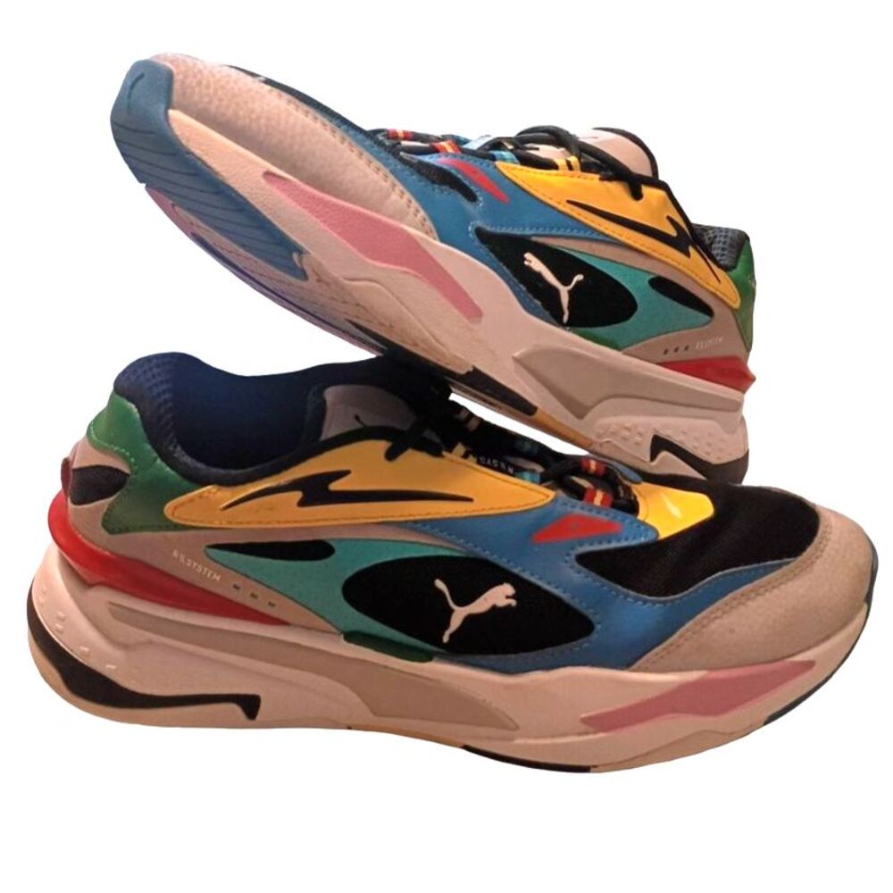 Puma RS-Fast International Flags sneakers | Size Mens 8.5 - Picture 2 of 7